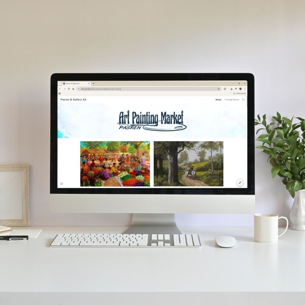 Website Design for Art Painting Market by&nbsp;Pasren